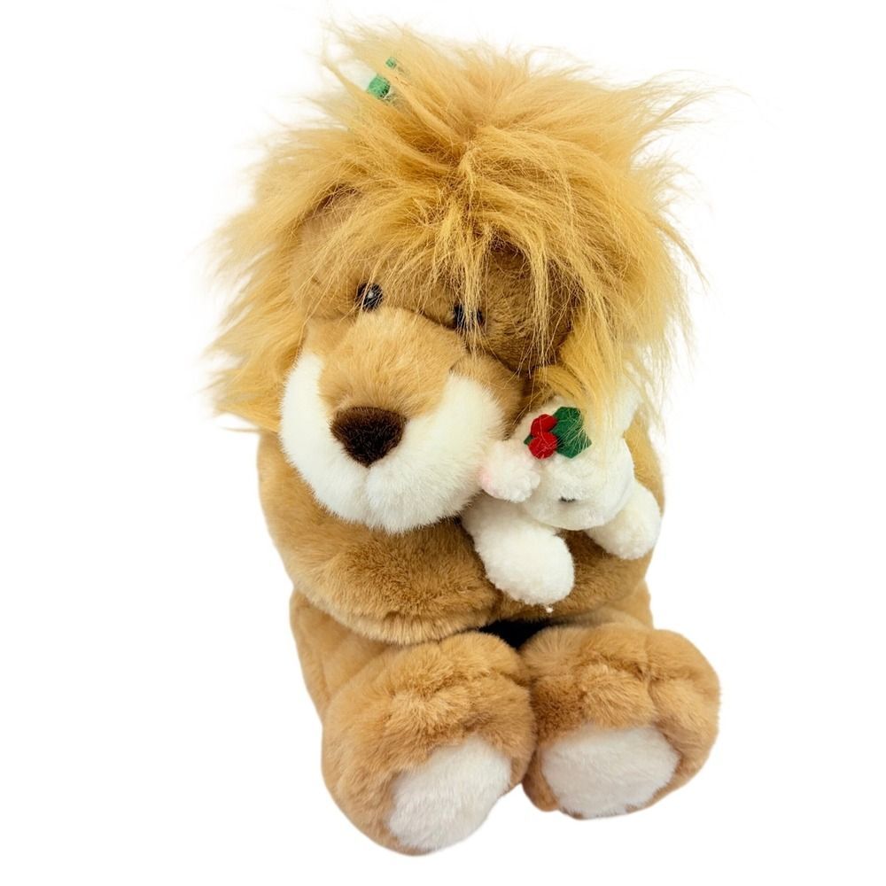 The Lion & The Lamb Commonwealth 1994 Plush Vintage Collectible Stuffed Animal